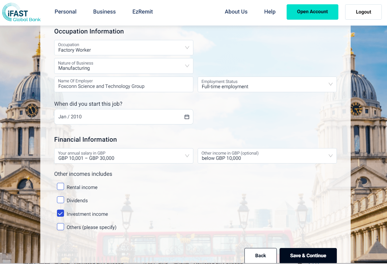 奕丰环球银行开户